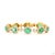 This statement bracelet from our contemporary estate collection centers on a 3.14-carat diamond in a round brilliant cut...