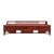 Zen Chinese Brown Wood Bar Panel Bench Low Cabinet For Sale In San Francisco - Image 6 of 6