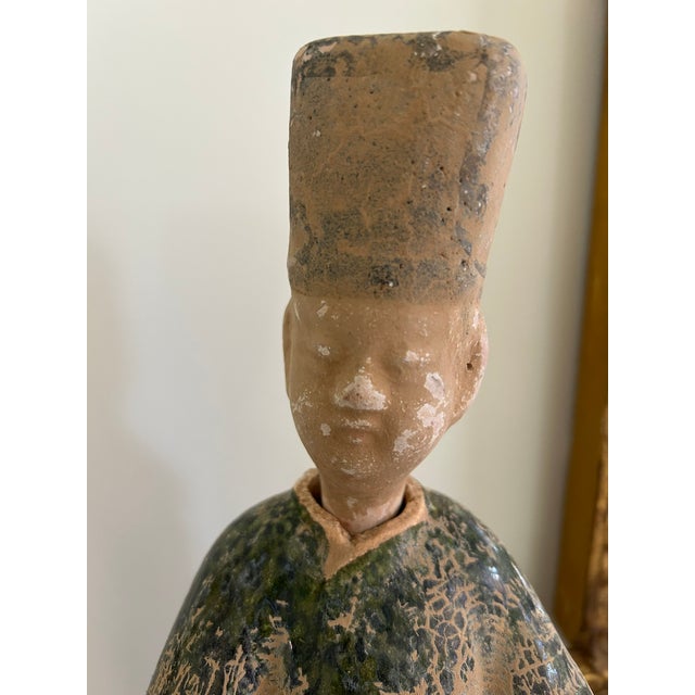 Ceramic Glazed Terracotta Chinese Statues For Sale - Image 7 of 11