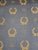 Late 20th Century Pair of Charles Stewart Club Chairs Prussian Blue Napoleonic Tufted Fabric For Sale - Image 11 of 12