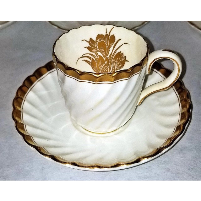 Traditional 1950s Tiffany & Co. Demitasse Cups & Saucers Set by Minton- 24 Pieces For Sale - Image 3 of 9