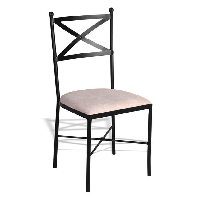 Modern New Iron Dinning Chair with Epoxy Powder Finish For Sale - Image 3 of 5