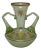 Fritz Heckert Art Glass Vase, Enameled Egyptian Revival Decor For Sale
