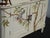 Vintage French Provincial Hand Painted White Floral W Birds Credenza Side Table For Sale - Image 4 of 18