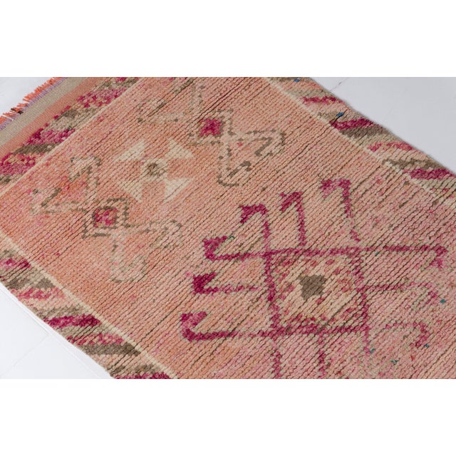 Vintage Handknotted Runner For Sale - Image 9 of 10