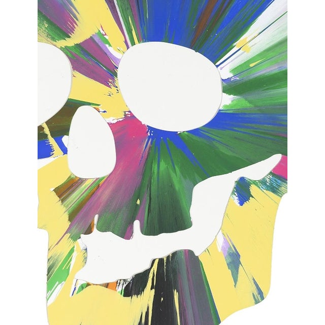 Painting - Damien Hirst. Skull; acrylic on paper. Signed and stamped on the back. 'This painting was made to celebrate the...
