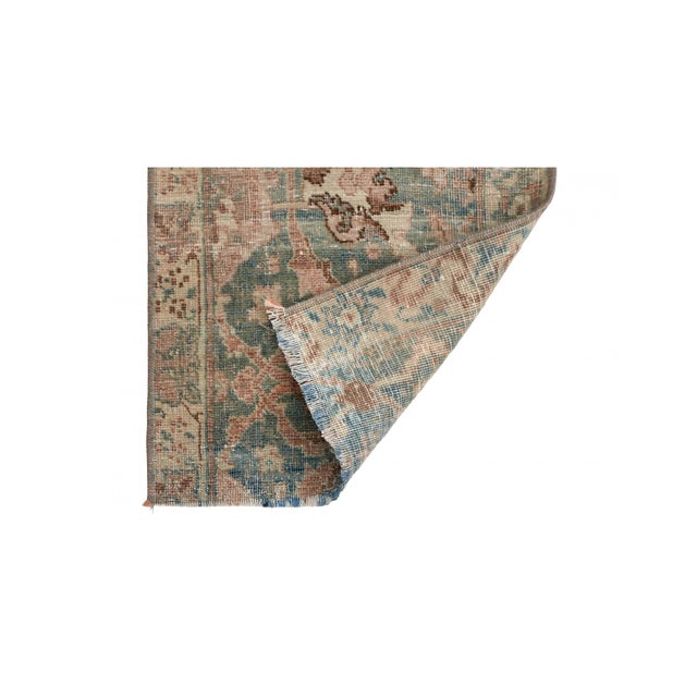 Mid-Century Modern Decorative Mini Vintage Rug Fragment - 1`2″ X 2`7″ For Sale - Image 3 of 3