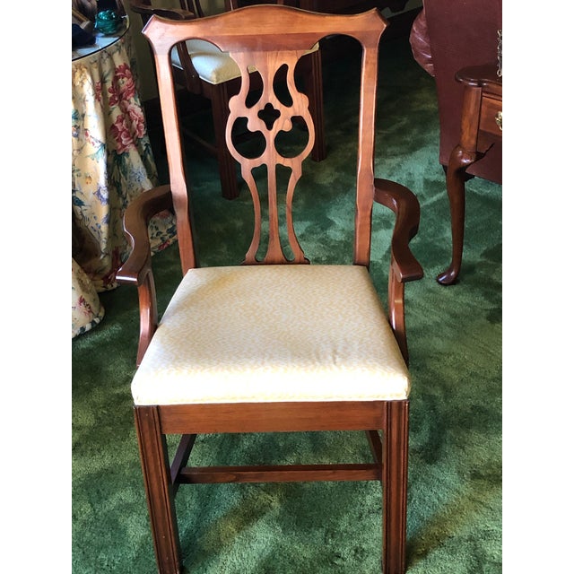 Queen Anne/Chippendale Harden Cherry Dining Set 7 Pieces Chairish