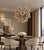 Not Yet Made - Made To Order 21st Century Nova Polished Nickel Amber Bubbles Murano Sputnik Chandelier by Fabio LTD For Sale - Image 5 of 5
