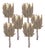 Beige Protea Stem (Set of 6) For Sale