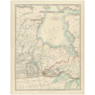 Canada Map, 1903 For Sale