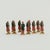 Mid-Century Modern Antique War Game “Soldier Ten-Pins” in the Original Box For Sale - Image 3 of 14