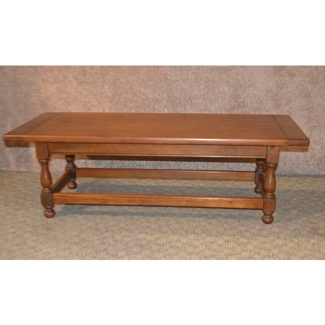 Vintage Ethan Allen Farmhouse Style Pine Large Coffee ...