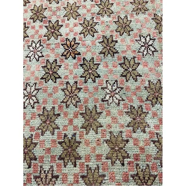 1950s Vintage Turkish Tan/Brown Anatolian Area Rug 4'8" X 8'0" For Sale - Image 11 of 12