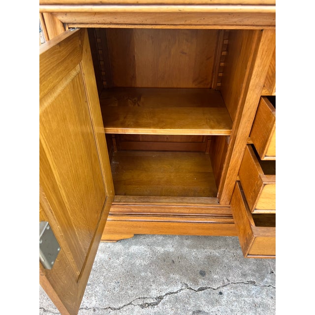 French 19th Century Louis Philippe Solid Walnut Two Door Buffet For Sale - Image 10 of 12