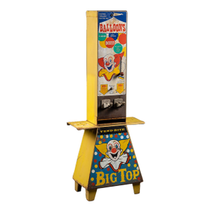 Vintage "Bozo Buckets" Balloon Vending Machine by Vend-Rite