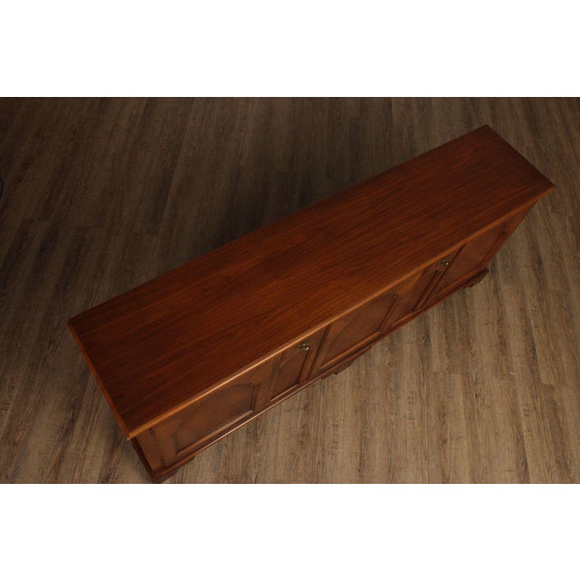 Baker Milling Road Georgian Style Walnut Buffet Sideboard For Sale - Image 11 of 18