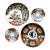 Vintage Imari Wall Plate Decor For Sale