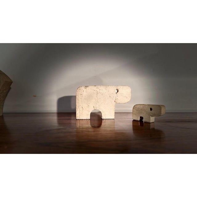 Minimalist Animale Stone Sculpture attributed to Fratelli Manelli, 1970s, Set of 2 For Sale - Image 6 of 17