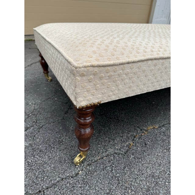 1990s George Smith Standard Style Ottoman For Sale - Image 5 of 7