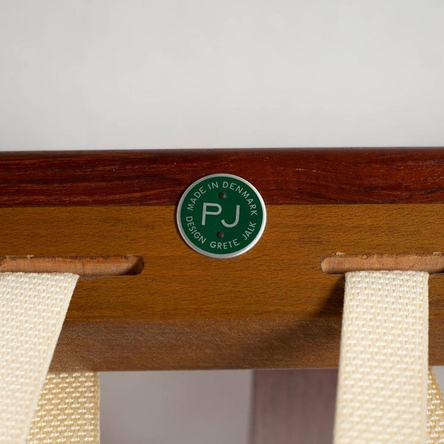 Danish Teak Armchair by Grete Jalk for Poul Jeppesen, 1960s For Sale - Image 9 of 10