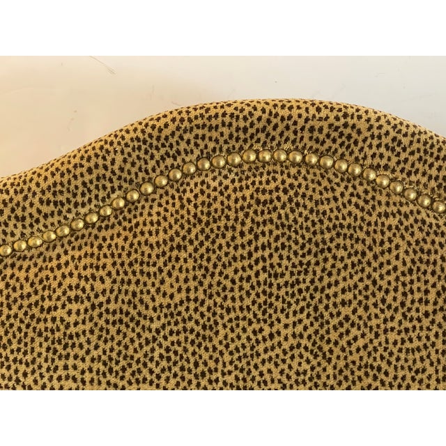 American 1960s Impressive Pair of Faterstuhl Armchairs in Cheatah Velvet For Sale - Image 3 of 9