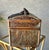 Cabin Late 20th-Century Incised Wood Carved Decorative Storage "Basket" Box With Double Interlocking Handles For Sale - Image 3 of 12