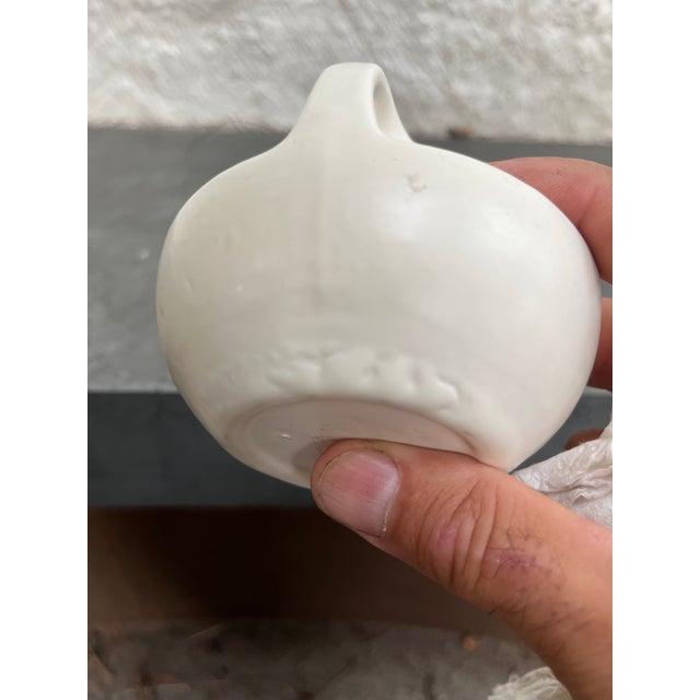 Ceramic Vintage Camark Stangl Pottery Vases Art Deco Matte White 1930’s For Sale - Image 7 of 12