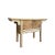 Chinese Vintage 2 Doors Raw Wood Rustic Low Side Table For Sale - Image 4 of 6