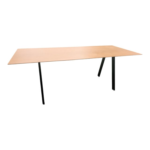 Andreu World Minimalist White Oak Counter-Height Table For Sale - Image 6 of 18