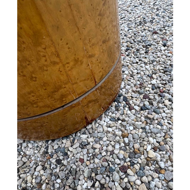 Pair of 1980s Vintage Italian Marble & Burl Side Tables Made for Gucci Chicago Flagship Store For Sale - Image 9 of 9