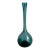 Mid Century Blue Art Glass Vase Attributed to Arthur C Percy for Galluskruf 9.25" For Sale