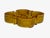 A vibrant and sculptural vintage Italian art pottery ashtray, featuring a unique lobed quatrefoil shape. This piece is...