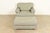 1990s Ethan Allen Modern Upholstered Oversized Lounge Chair With Ottoman For Sale - Image 5 of 15