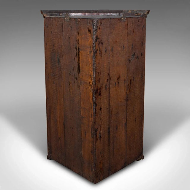 Mid 18th Century 1750's Antique Bow Front Corner Cabinet For Sale - Image 5 of 9