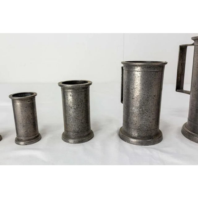 French Trade Equipment Measuring Tins, 19th Century, Set of 7 For Sale - Image 4 of 7