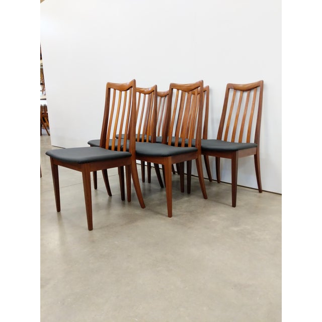 1960s Set of 6 Vintage G Plan Mid Century Modern Teak Dining Chairs For Sale - Image 5 of 10