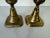 Pair of Antique English Solid Brass Beehive Candlesticks For Sale - Image 4 of 10