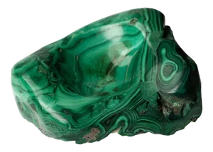 Malachite Natural Specimen Vide Poche Stone Paperweight