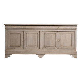 Mid 20th Century Louis Philippe Oak Buffet For Sale