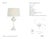 Julie Neill by Visual Comfort Signature Alberto 17" Cordless Accent Lamp in Plaster White with Linen Shade Designer: Julie...
