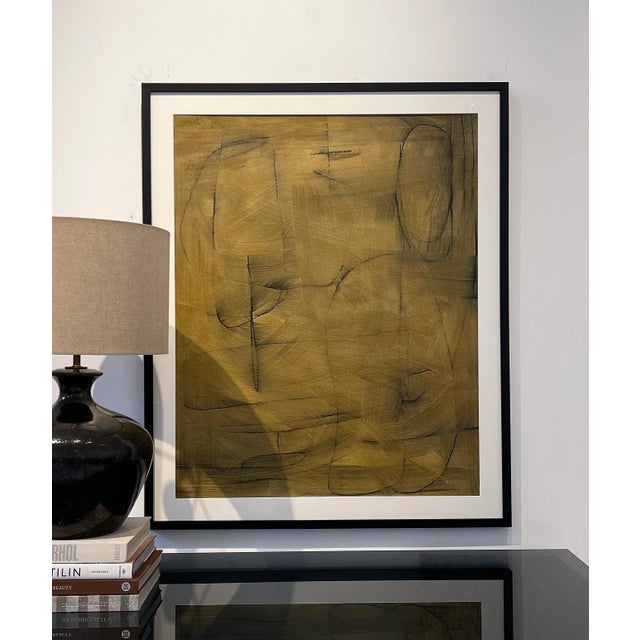 Contemporary Untitled #Sp-205 by Murray Duncan - Abstract Geometric, Mix Media on Paper, Contemporary For Sale - Image 3 of 4