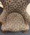 Blue Late 20th Century Upholstered Wingback French Chair For Sale - Image 8 of 10