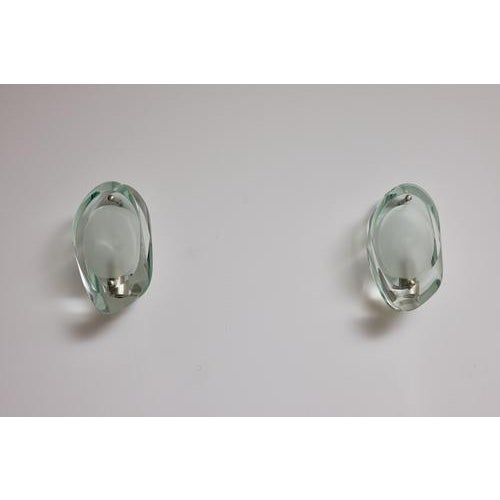 2093 Wall Sconces by Max Ingrand for Fontana Arte, 1961, Set of 2 For Sale - Image 8 of 11
