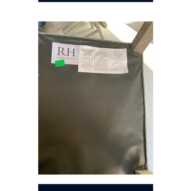 2010s Restoration Hardware Hudson Parsons Leather Counter Stools - Set of 4 For Sale - Image 5 of 9