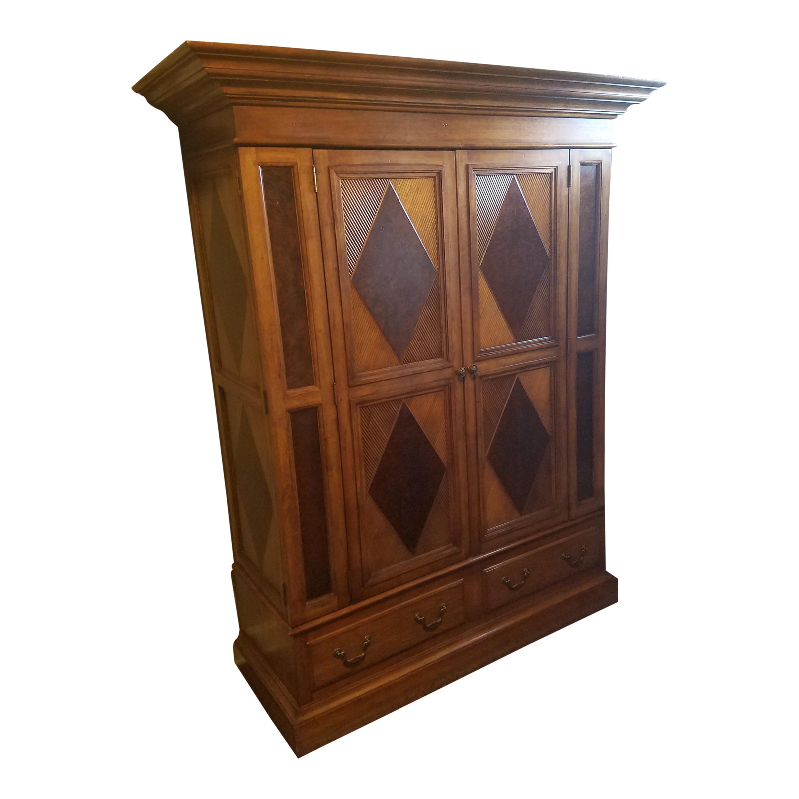 Alexander Julian Neoclassical Armoire Chairish