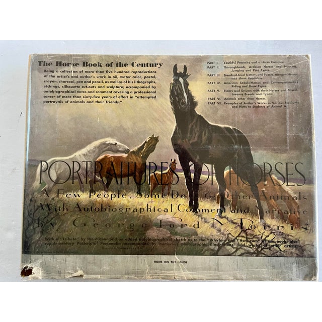 1952 Portraitures of Horses, a Few People, Some Dogs Morris, George Ford Fordacre Studios, NJ Book For Sale - Image 10 of 10