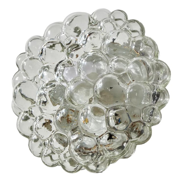 Bubble Glass Wall Light by Helena Tynell for Limburg, 1960s For Sale