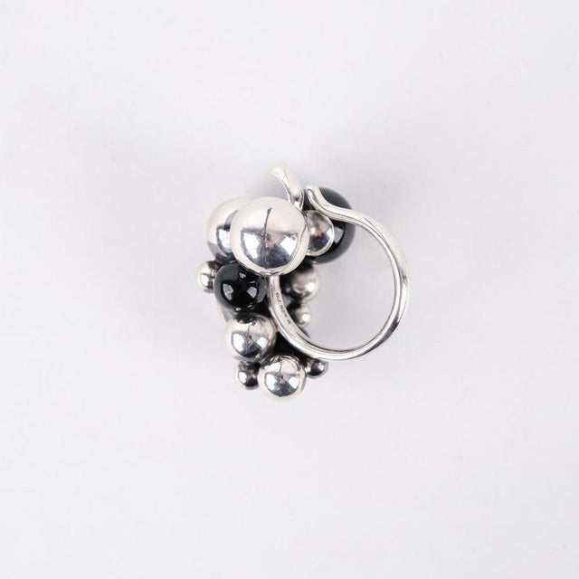 Grape Ring in Sterling Silver from Georg Jensen For Sale - Image 3 of 8