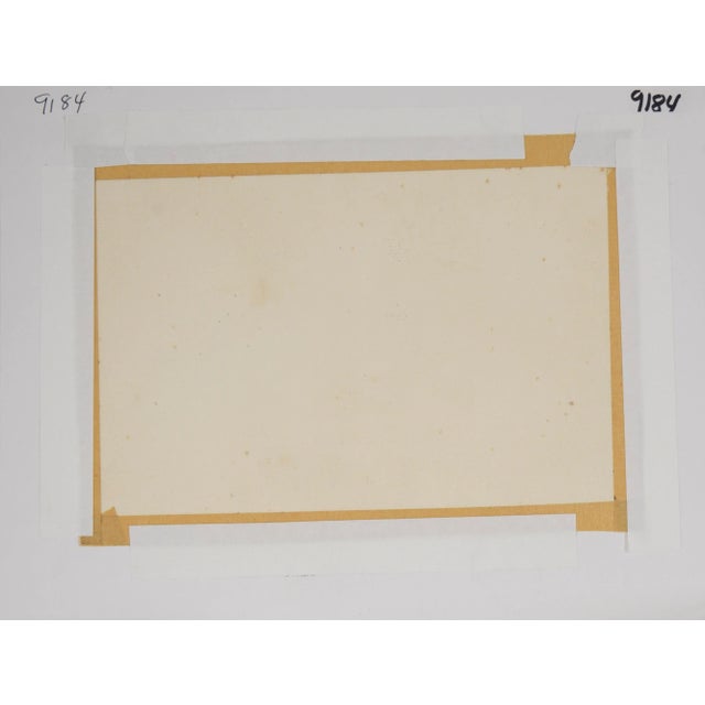 1950s "Lonely Rocks" - Original 1958 Watercolor on Paper by Bertram Spencer For Sale - Image 5 of 5